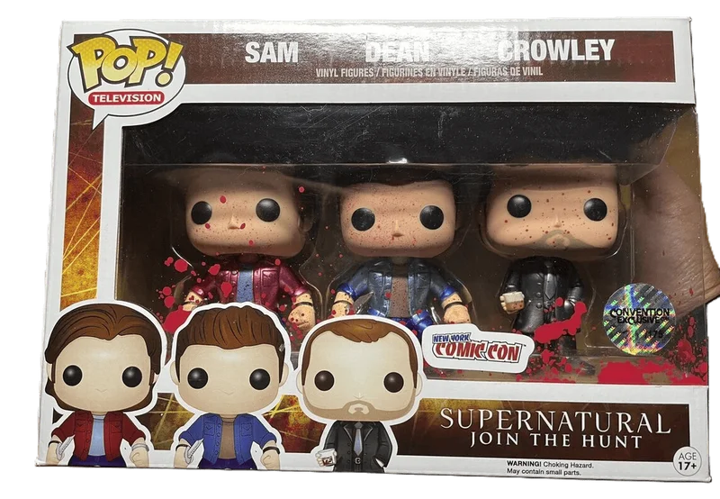 Sam, Dean, & Crowley #3 PACK Funko Pop from Supernatural