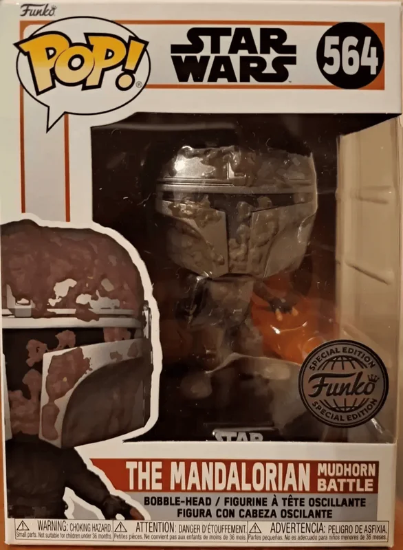 The Mandalorian Mudhorn Battle #564 Funko Pop from Star Wars