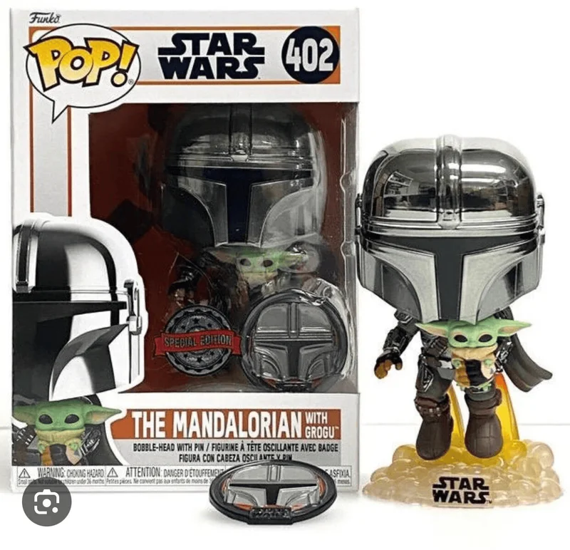 The Mandalorian with Grogu #402 Funko Pop from Star Wars