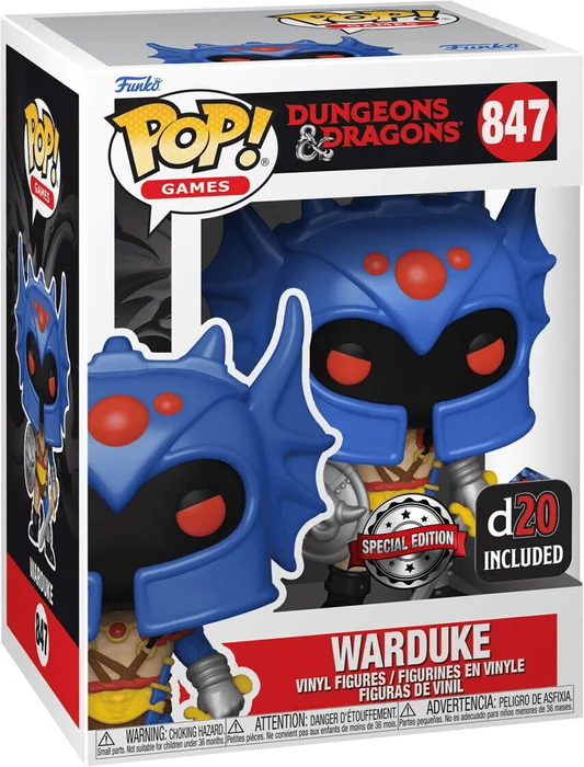 Warduke #847 Funko Pop from Dungeons & Dragons