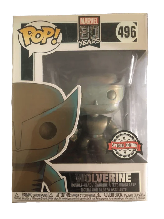 Wolverine #496 Funko Pop from Marvel 80 Years