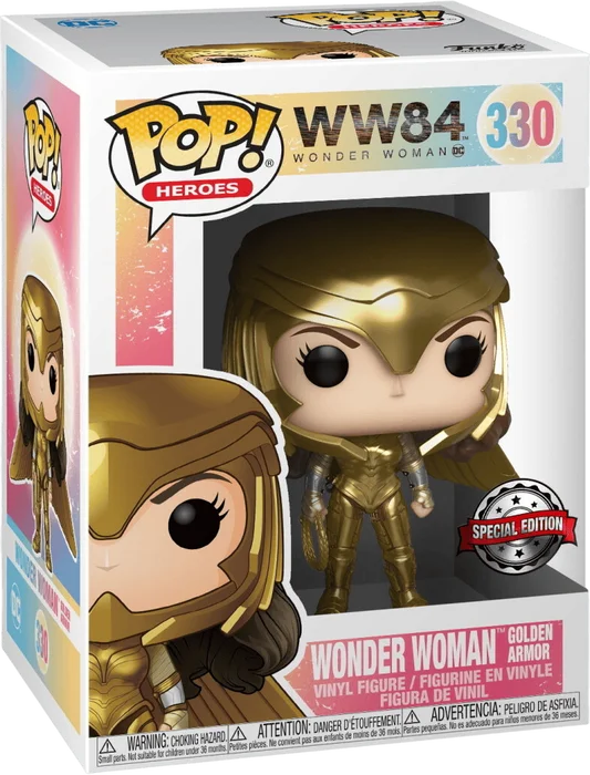 Wonder Woman Golden Armor #330 Funko Pop from WW84