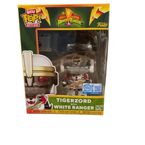 Tigerzord with White Ranger Funko Pop