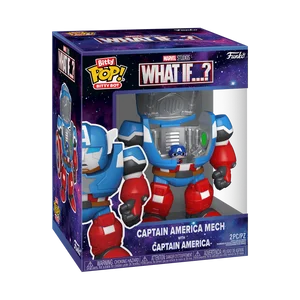 Captain America Mech with Captain America Funko Pop