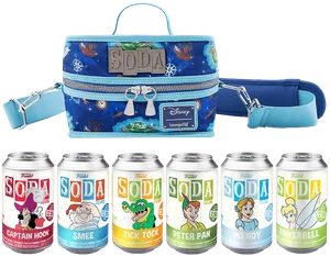 Peter Pan Lunch Box #6 PACK Funko Pop