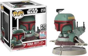 Boba Fett with Slave One #213 Funko Pop