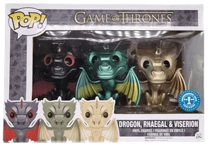 Drogon, Rhaegal, & Viserion Funko Pop