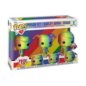 Poison Ivy Harley / Quinn / Robin #3 PACK Funko Pop