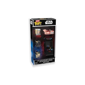 8-Bit Luke Skywalker& Arcade Case Luke Skywalker w/Speeder Darth Vader Funko Pop