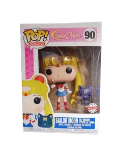 Sailor Moon (w/ Moon Stick & Luna) #90 Funko Pop