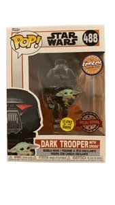 Dark Trooper with Grogu #488 Funko Pop from Star Wars