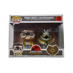 Dennis Nedry & Dilophosaurus #2 PACK Funko Pop
