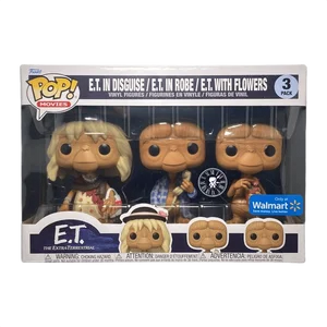 E.T. in Disguise / E.T. in Robe / E.T. with Flowers #3 PACK Funko Pop