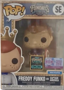 Freddy Funko as Captain America #SE Funko Pop
