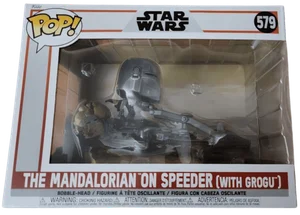 The Mandalorian on Speeder (with Grogu) #579 Funko Pop