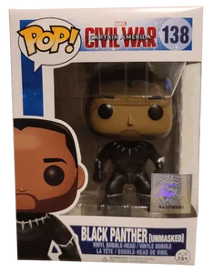 Black Panther (Unmasked) #138 Funko Pop
