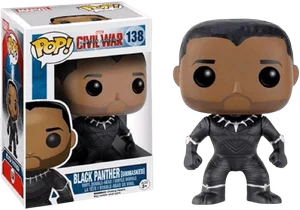 Black Panther (Unmasked) #138 Funko Pop
