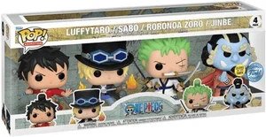 Luffytaro / Sabo / Roronoa Zoro / Jinbe #4 PACK Funko Pop
