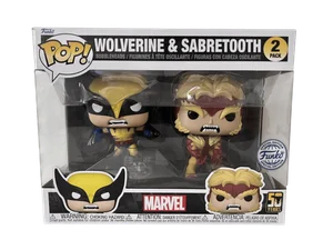 Wolverine & Sabretooth #2 PACK Funko Pop