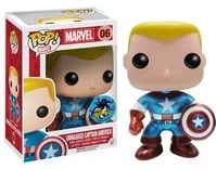 Unmasked Captain America #06 Funko Pop