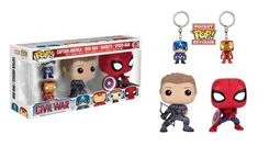 Captain America / Iron Man / Hawkeye / Spider-Man #4 PACK Funko Pop