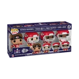 Patrick Mahomes / Travis Kelce / Isiah Pacheco / Chris Jones #4 PACK Funko Pop