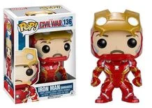 Iron Man [Unmasked] #136 Funko Pop