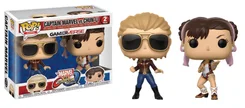Captain Marvel vs Chun-Li #2 PACK Funko Pop