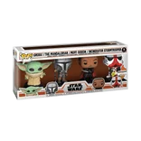 The Mandalorian / Grogu / Moff Gideon / Incinerator Trooper #4 PACK Funko Pop