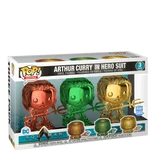 Arthur Curry in Hero Suit #3 PACK Funko Pop