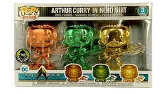 Arthur Curry in Hero Suit #3 PACK Funko Pop