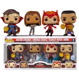 Doctor Strange / America Chavez / Scarlet Witch / Wong #4 PACK Funko Pop