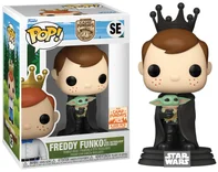 Freddy Funko as Luke Skywalker with Grogu #SE Funko Pop
