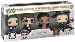Severus Snape, Harry Potter, Parvati Patil & Minerva McGonagall #4 PACK Funko Pop