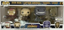 Iron Man / Captain America / Thanos / Groot #4 PACK Funko Pop