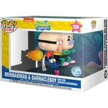 Mermaidman & Barnacleboy with Invisible Boatmobile #126 Funko Pop