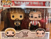 "Million Dollar Man" Ted DiBiase & I.R.S. #2 PACK Funko Pop