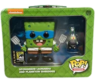 Spongebob Leonardo and Plankton Shredder #01 Funko Pop