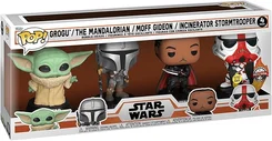 The Mandalorian / Grogu / Moff Gideon / Incinerator Trooper #4 PACK Funko Pop