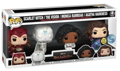 Scarlet Witch The Vision Monica Rambeau Agatha Harkness #4 PACK Funko Pop