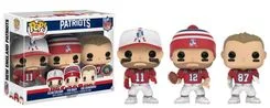 Julian Edelman, Tom Brady, & Rob Gronkowski #3 PACK Funko Pop