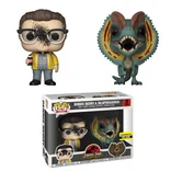 Dennis Nedry & Dilophosaurus #2 PACK Funko Pop