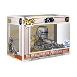 The Mandalorian on Speeder (with Grogu) #579 Funko Pop