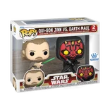 Qui-Gon Jinn vs. Darth Maul #2 PACK Funko Pop