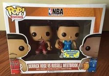 Derrick Rose & Russell Westbrook #2 PACK Funko Pop