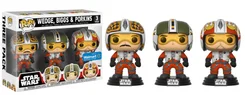 Star Wars Biggs, Wedge, & Porkins #3 PACK Funko Pop