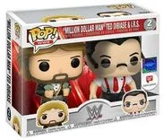 "Million Dollar Man" Ted DiBiase & I.R.S. #2 PACK Funko Pop