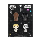 Chewbacca / Darth Vader / Luke Skywalker / Stormtrooper #4 PACK Funko Pop