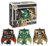 Drogon, Rhaegal, & Viserion Funko Pop