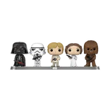 Darth Vader / Storm Trooper / Luke Skywalker / Princess Leia / Chewbacca #5 PACK Funko Pop